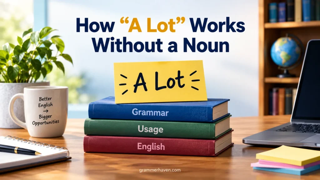How “A Lot” Works Without a Noun