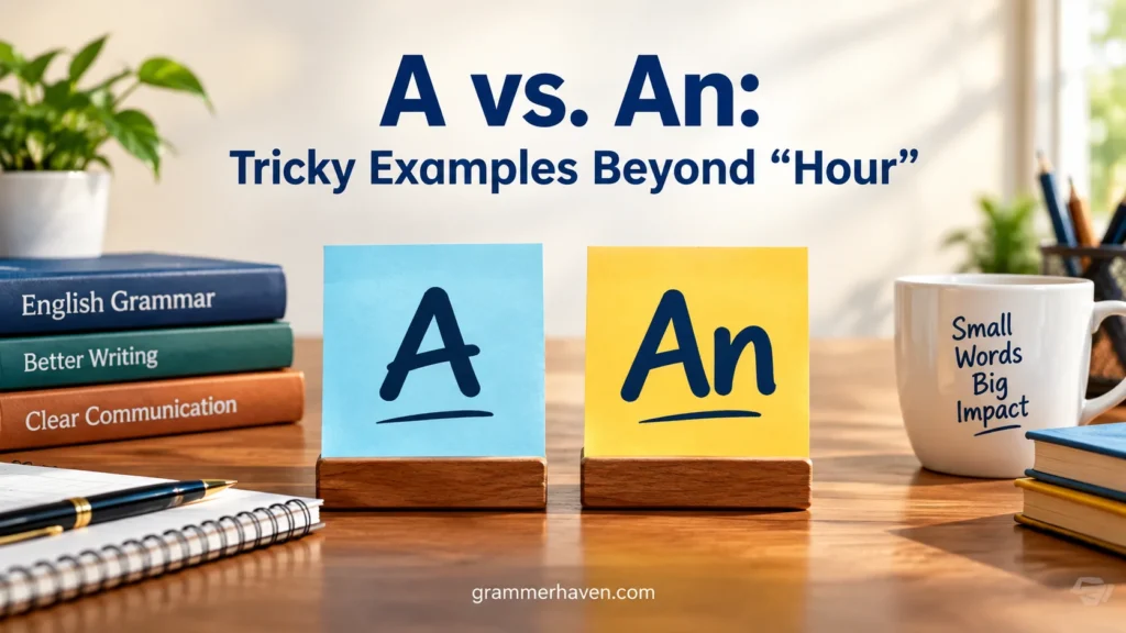 A vs. An: Tricky Examples Beyond “Hour”