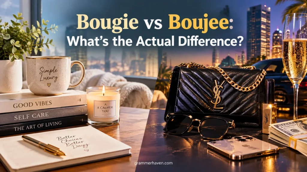Bougie vs Boujee: What's the Actual Difference?