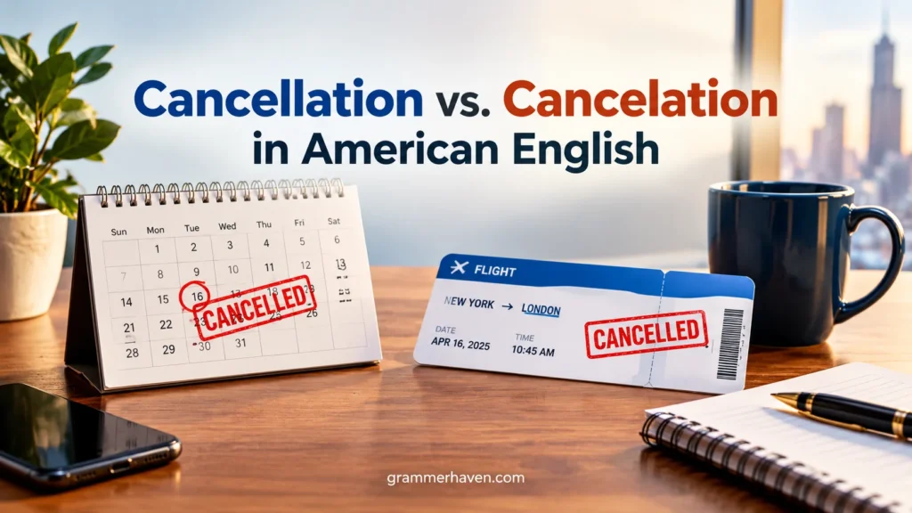 Cancellation vs. Cancelation in American English