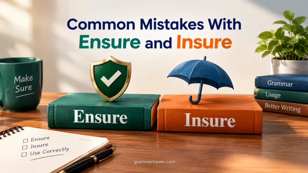 Common Mistakes With Ensure and Insure