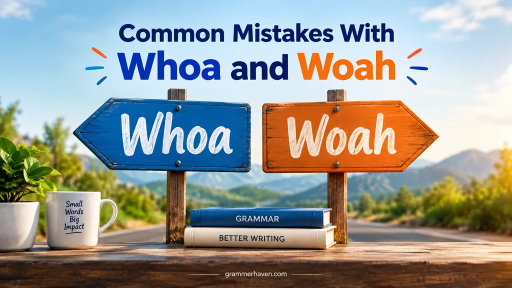 Common Mistakes With Whoa and Woah