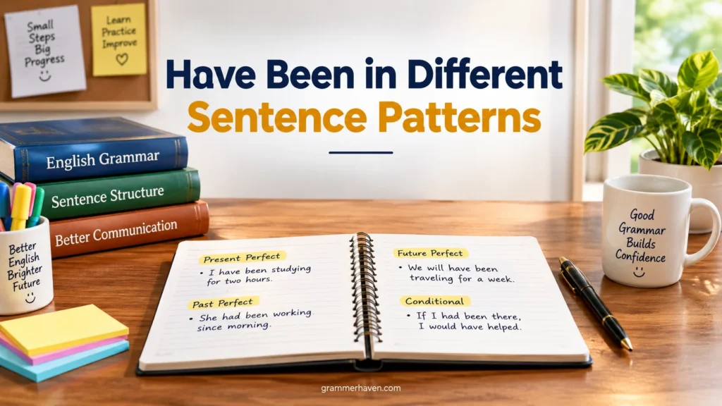 Have Been in Different Sentence Patterns