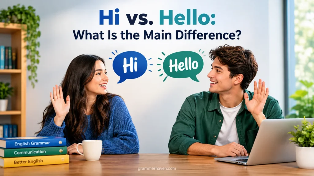 Hi vs. Hello: What Is the Main Difference?
