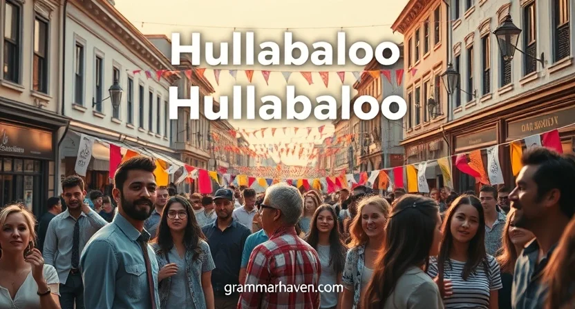 Hullabaloo Meaning in Simple English