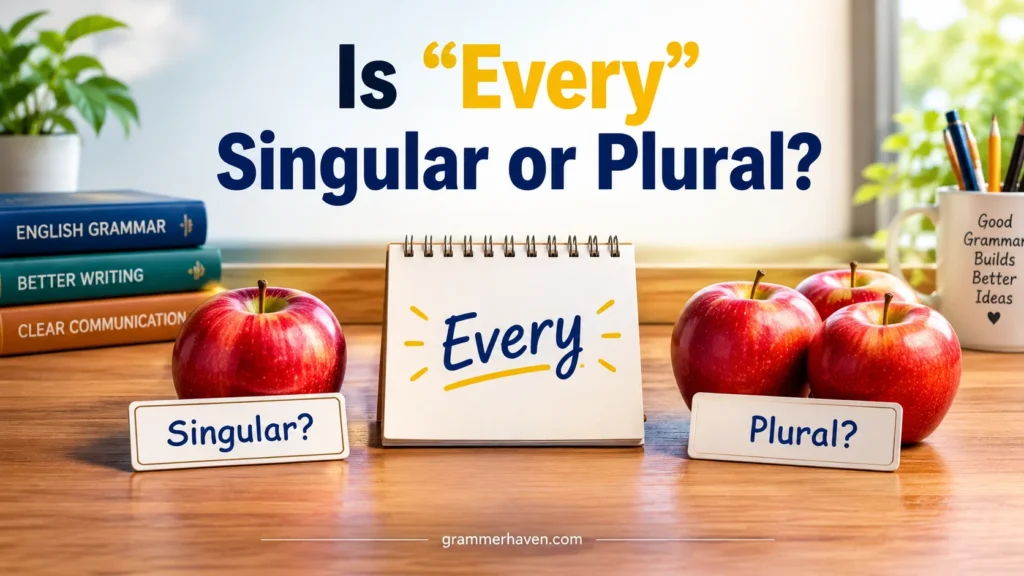 Is “Every” Singular or Plural?