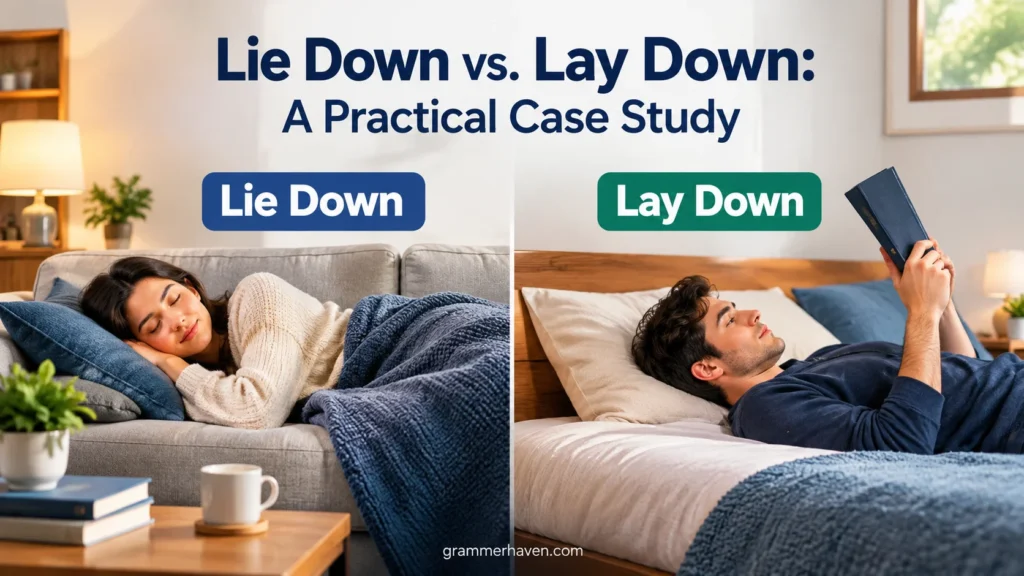 Lie Down vs. Lay Down: A Practical Case Study
