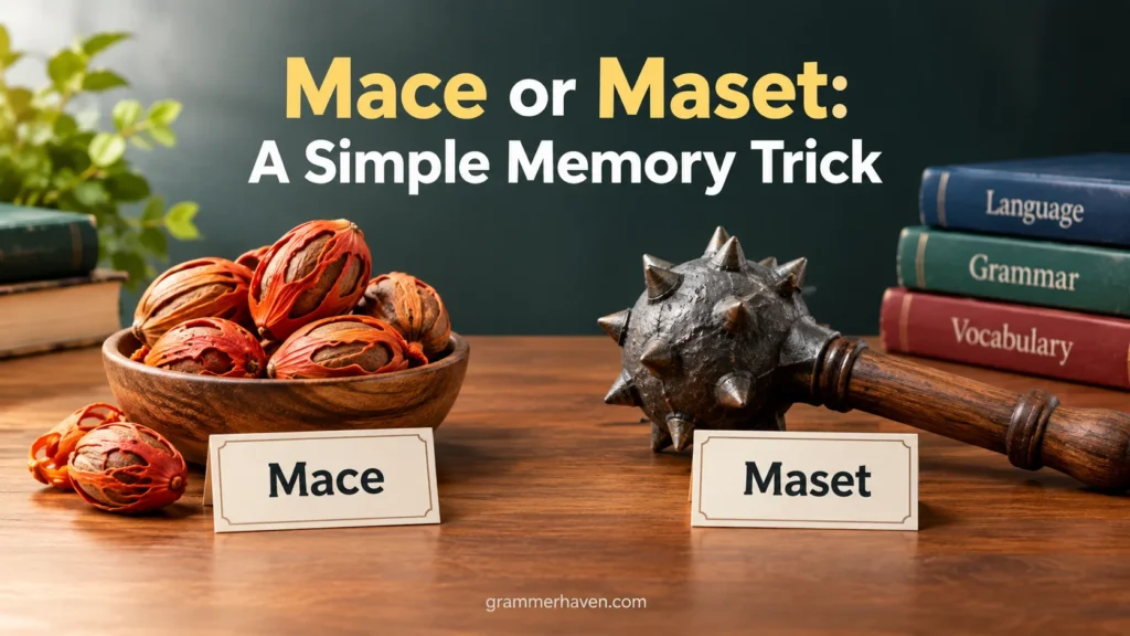 Mace or Maset: A Simple Memory Trick