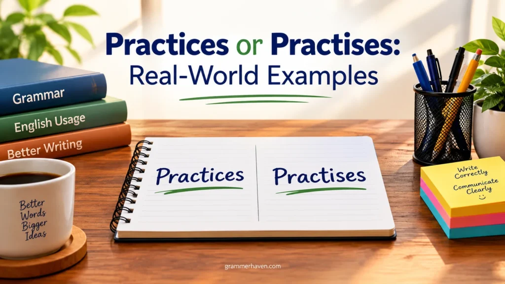 Practices or Practises: Real-World Examples
