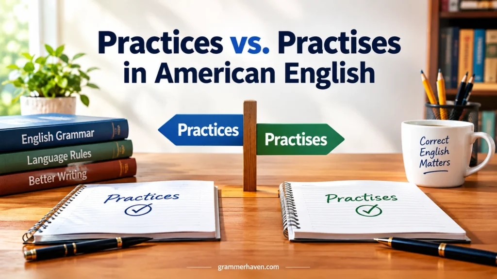 Practices vs. Practises in American English