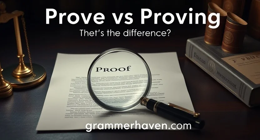Prove vs Proving: What’s the Difference?