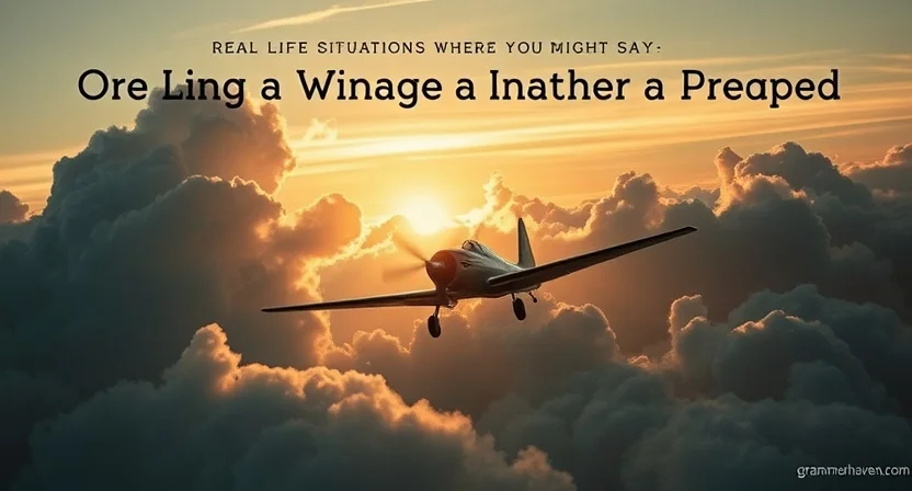 Real-Life Situations Where You Might Say “On a Wing and a Prayer”