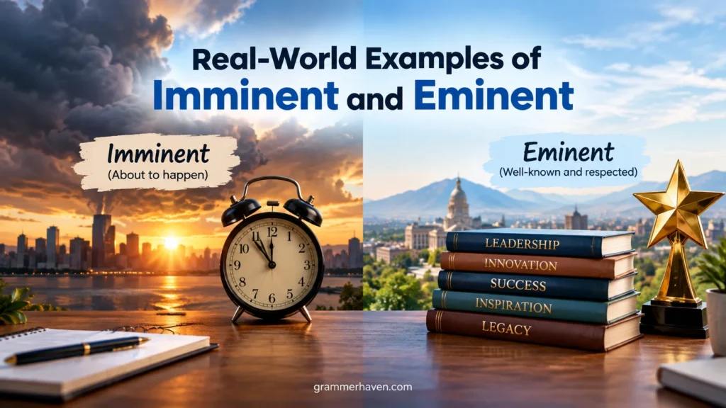 Real-World Examples of Imminent and Eminent
