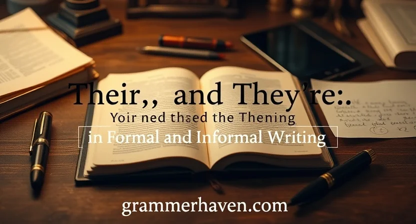Their, There, and They’re in Formal and Informal Writing