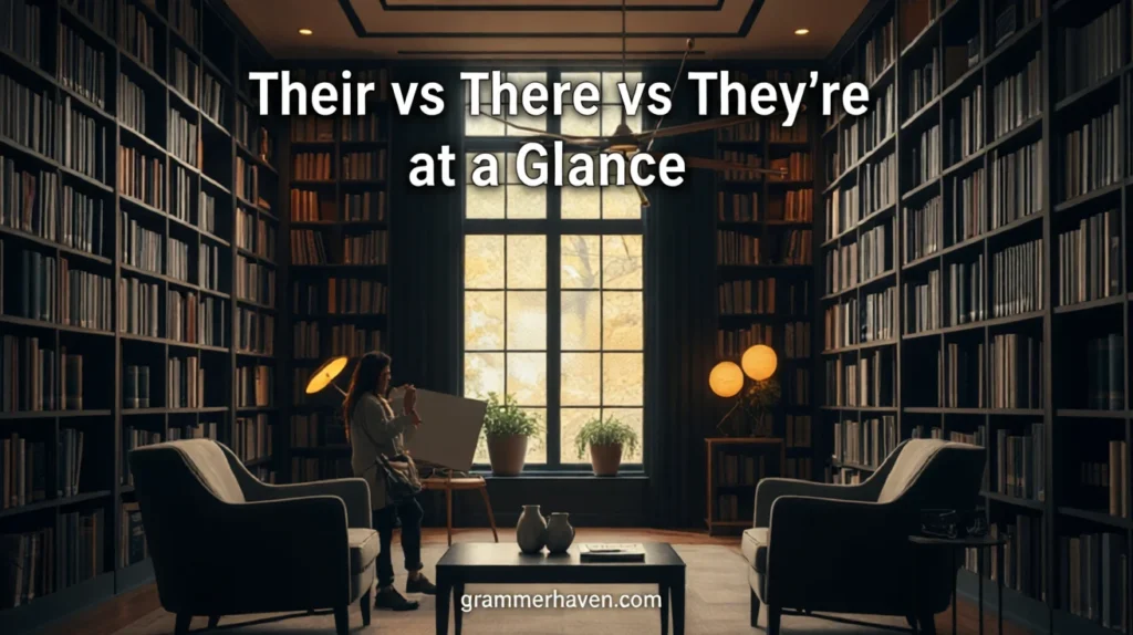 Their vs There vs They’re at a Glance