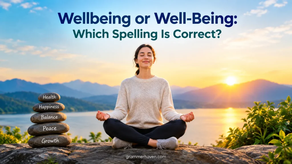 Wellbeing or Well-Being: Which Spelling Is Correct?