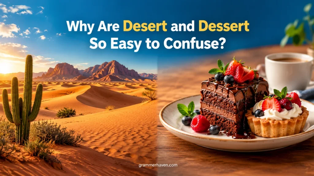 Why Are Desert and Dessert So Easy to Confuse?