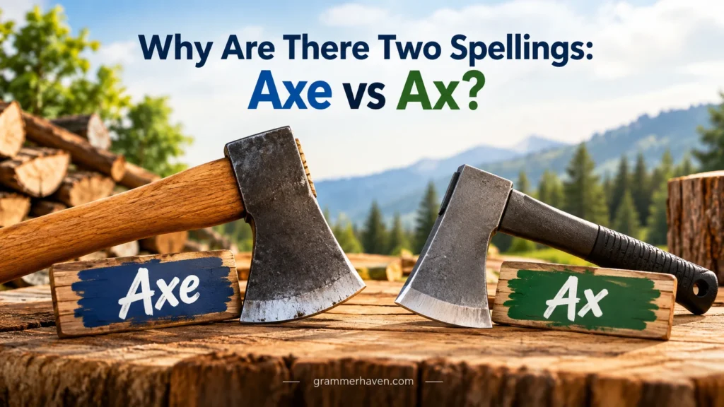 Why Are There Two Spellings: Axe vs Ax?