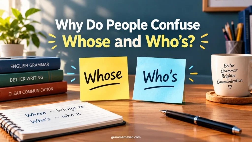 Why Do People Confuse Whose and Who’s?