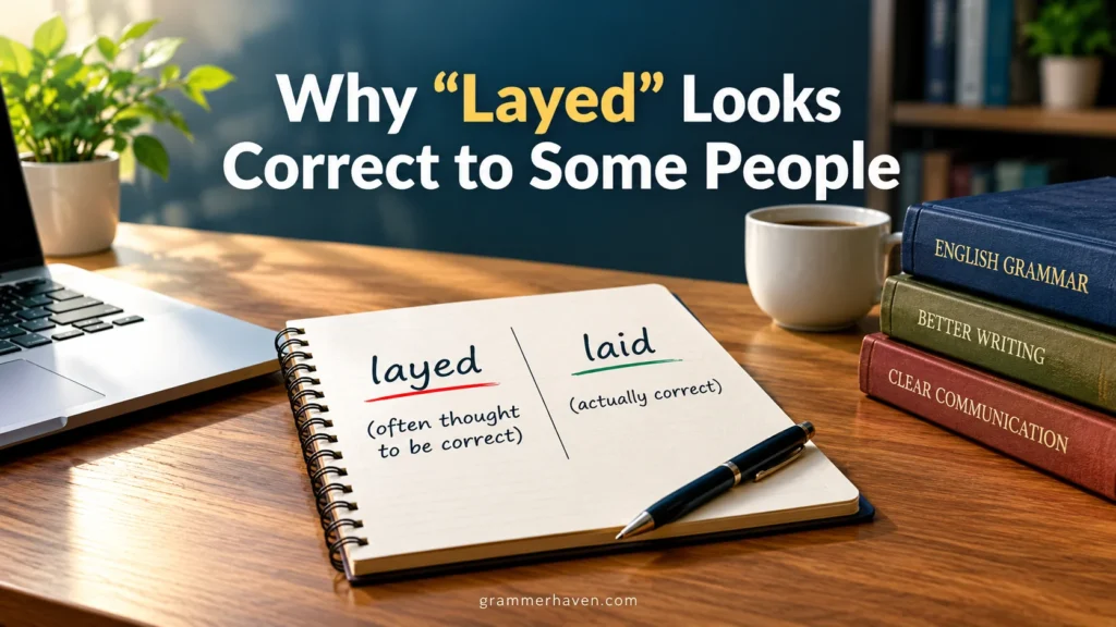 Why “Layed” Looks Correct to Some People