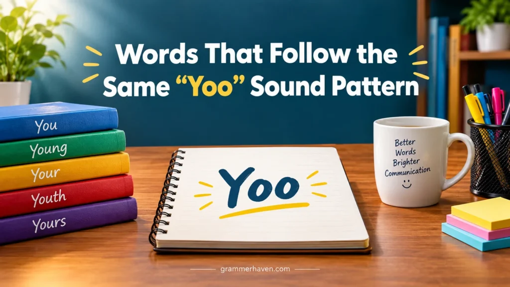 Words That Follow the Same “Yoo” Sound Pattern
