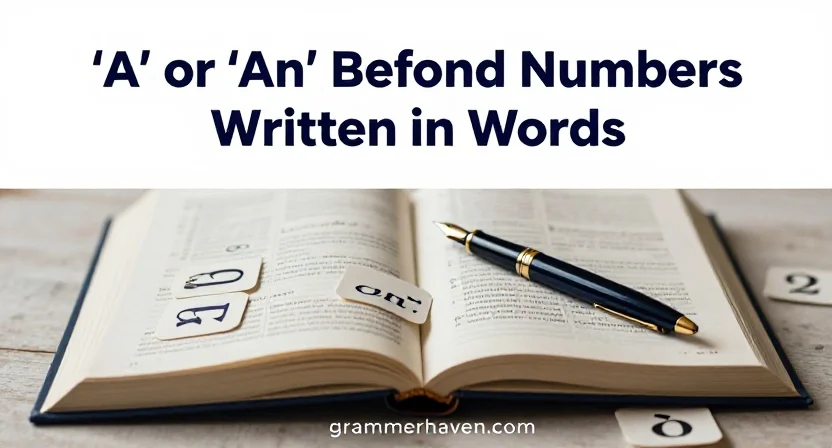 ‘A’ or ‘An’ Before Numbers Written in Words