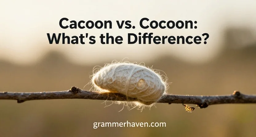 Cacoon vs. Cocoon: What's the Difference?