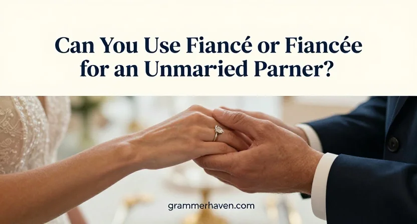 Can You Use Fiancé or Fiancée for an Unmarried Partner?