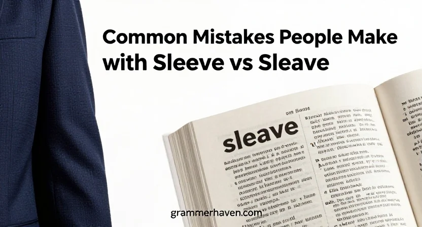 Common Mistakes People Make with Sleeve vs Sleave