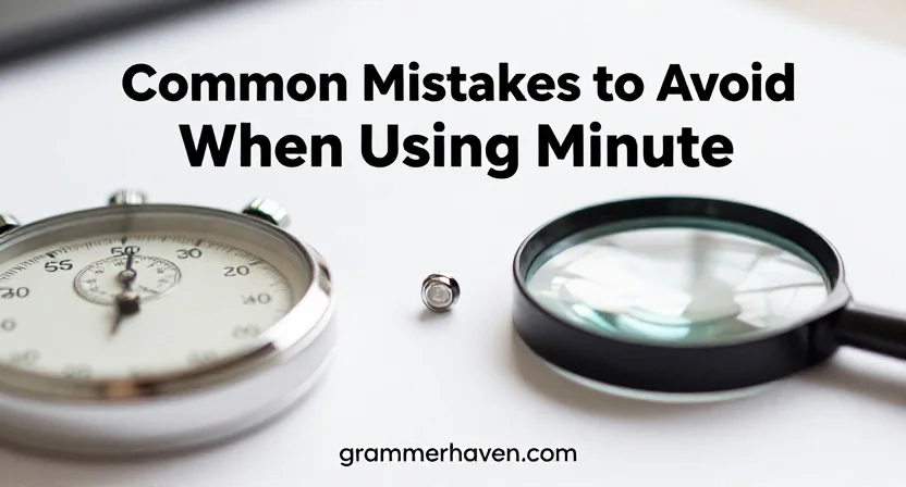 Common Mistakes to Avoid When Using Minute