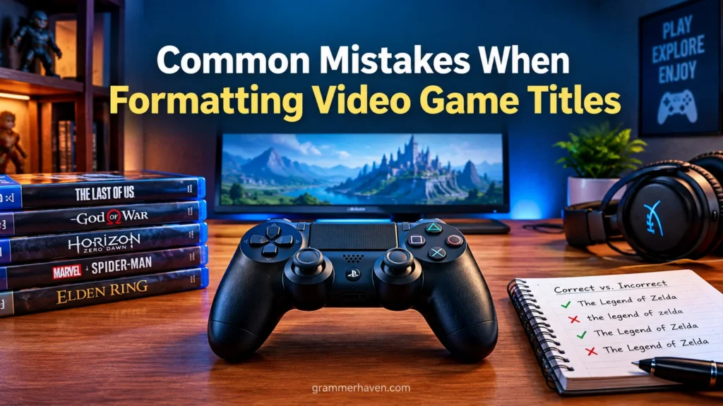 Are Video Game Titles Italicized? APA, AP and Chicago Style Guide