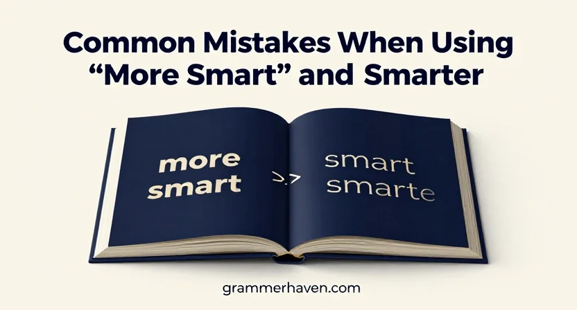 Common Mistakes When Using “More Smart” and “Smarter”