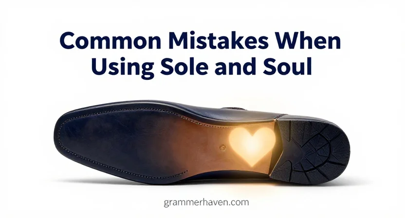 Common Mistakes When Using Sole and Soul