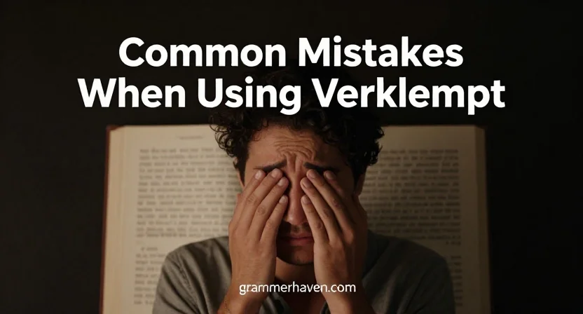 Common Mistakes When Using Verklempt