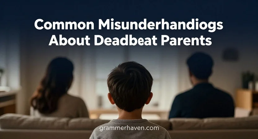 Common Misunderstandings About Deadbeat Parents