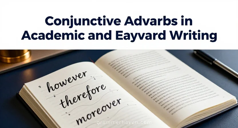 Conjunctive Adverbs in Academic and Everyday Writing