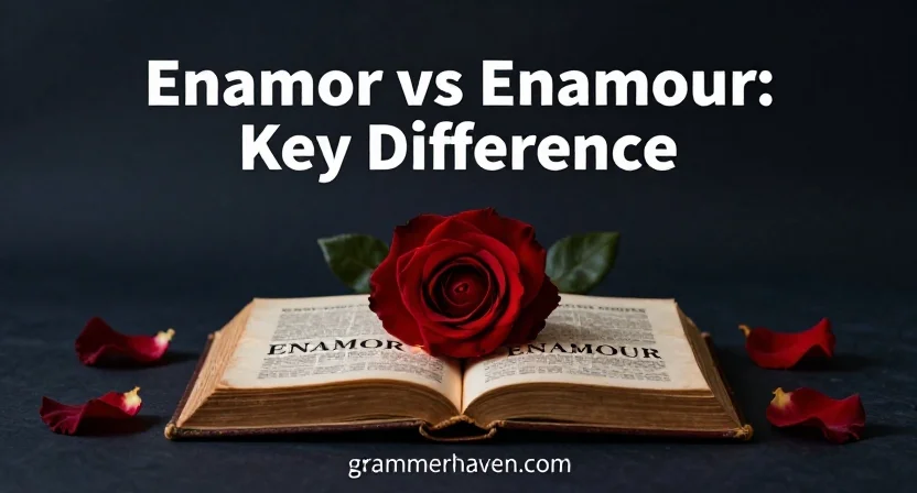 Enamor vs Enamour: Key Difference