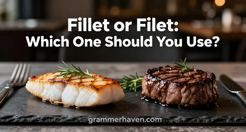 Fillet or Filet: Which One Should You Use?
