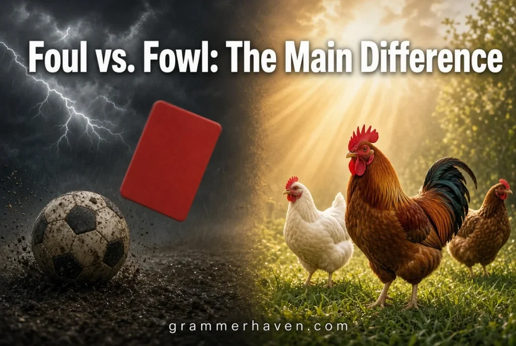 Foul vs. Fowl: The Main Difference
