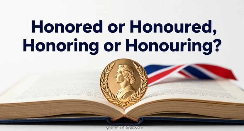 Honored or Honoured, Honoring or Honouring?