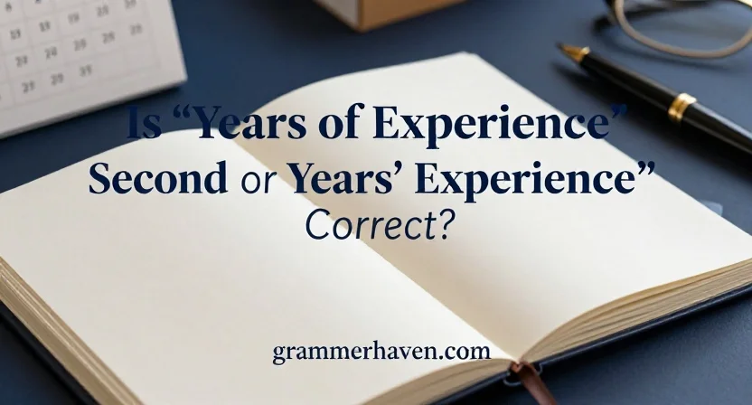 Is “Years of Experience” or “Years’ Experience” Correct?