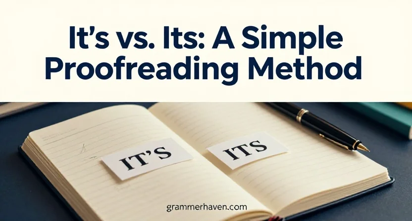 It’s vs. Its: A Simple Proofreading Method