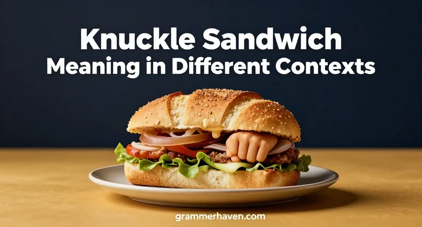 Knuckle Sandwich Meaning in Different Contexts