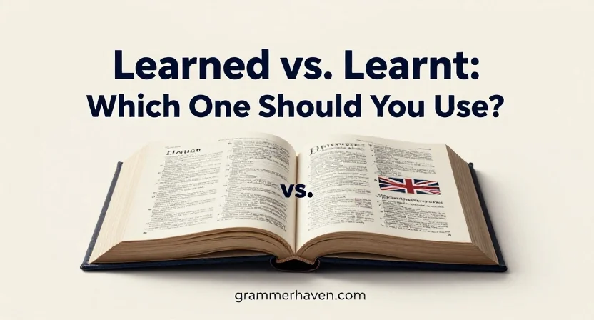 Learned vs. Learnt: Which One Should You Use?