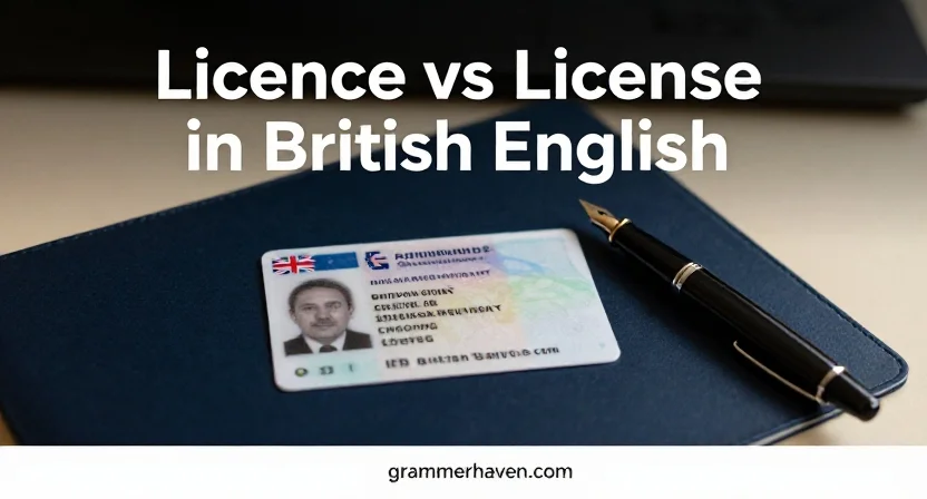 Licence vs License in British English