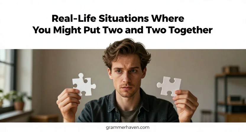 Real-Life Situations Where You Might Put Two and Two Together
