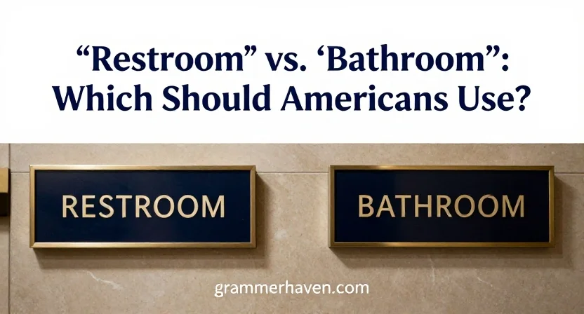 ‘Restroom’ vs. ‘Bathroom’: Which Should Americans Use?