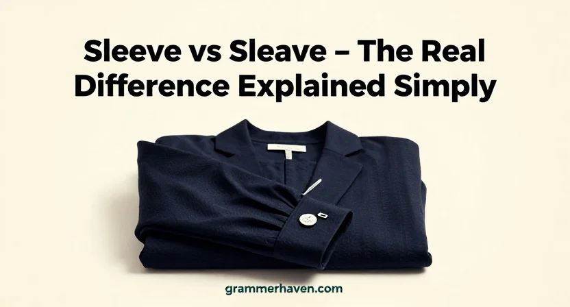 Sleeve vs Sleave – The Real Difference Explained Simply