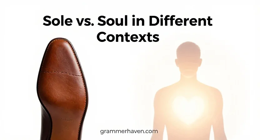 Sole vs. Soul in Different Contexts