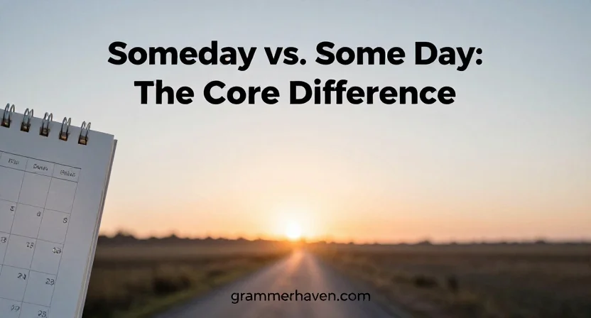 Someday vs. Some Day: The Core Difference
